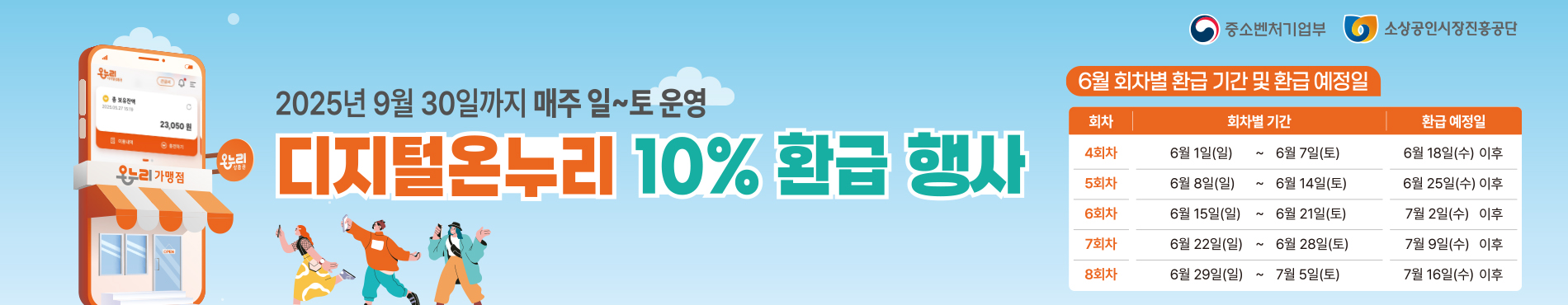 6월 온누리상품권 환급