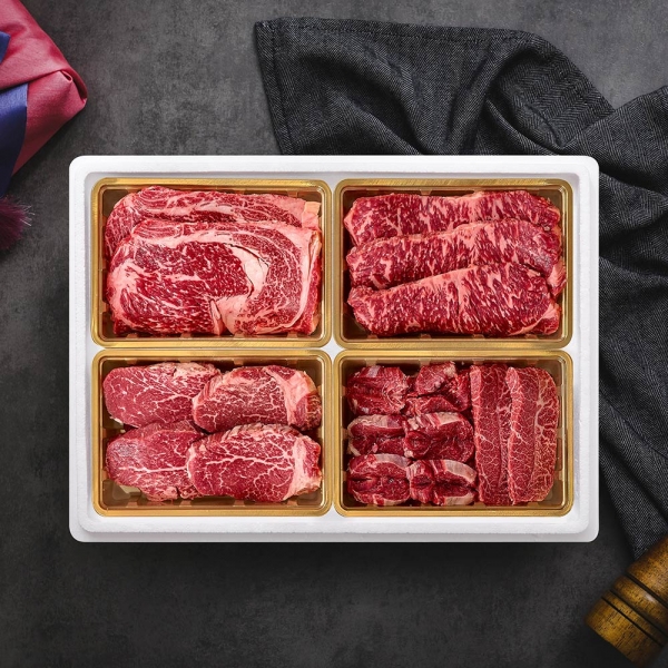 국내산 1등급 소고기 구이 정육 선물세트 