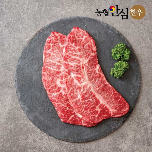 ★리뷰이벤트★ [농협안심한우] 1+등급 한우 특수부위 혼합세트 등심 채끝 부채살 치마살 제비추리
