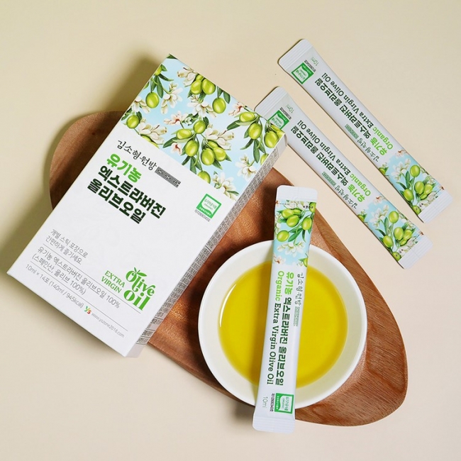 [김소형원방]유기농 엑스트라버진 올리브오일 10ml x 14포