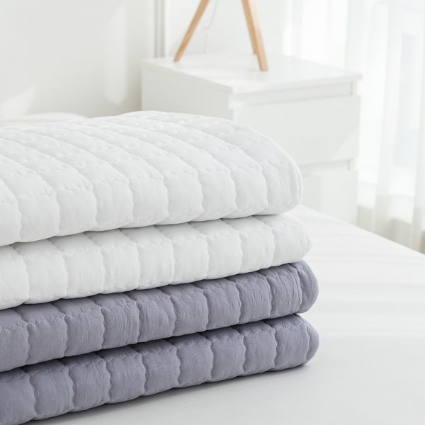 ★주말특가★ 심플 먼지없는 알러지케어 딥슬립 소프트마이크로워싱 이불+베개커버+패드 침구 세트 4가지 색상