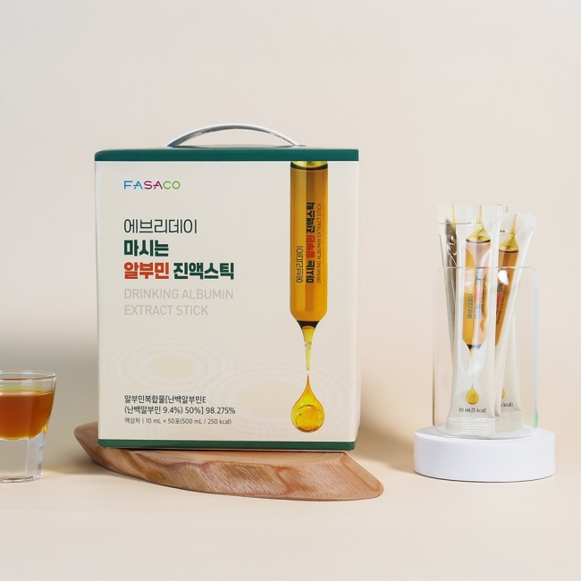 [FASACO]에브리데이 마시는 알부민 진액스틱 50포 1박스