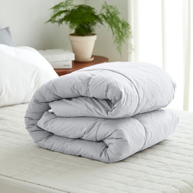 [김수자]퓨어라벨 프리미엄 양면 구스이불 (그레이+화이트) (호텔 침구)