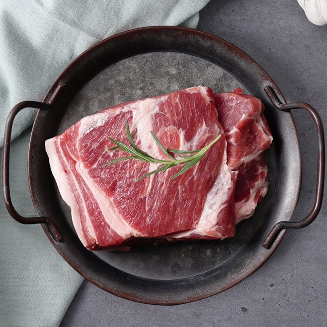 보성녹돈 한돈 돼지고기 목살(구이용)400gx2/3/4