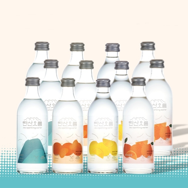 [탄산오름]제주 용암해수 미네랄 워터 탄산수 4종