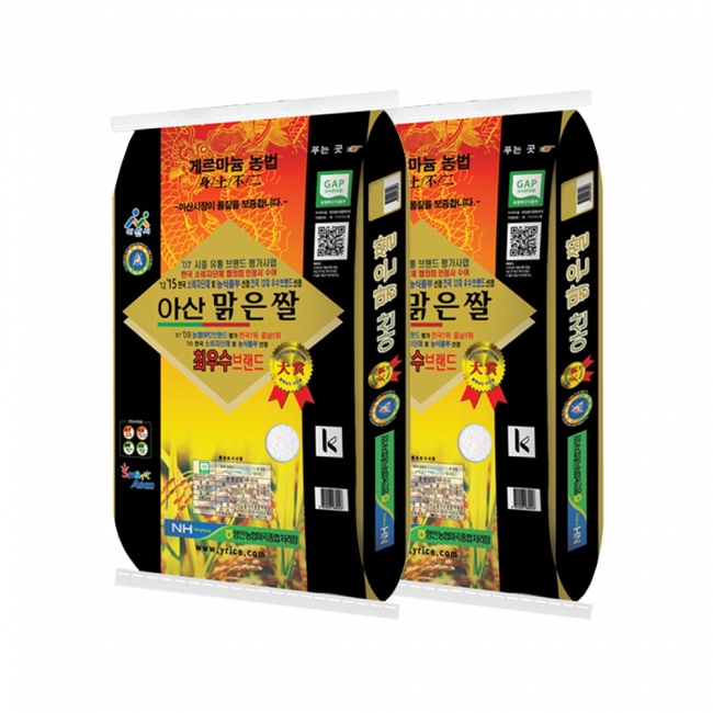 [25년햅쌀(특)][영인농협]최우수 브랜드 아산맑은쌀 10kg /20kg미곡