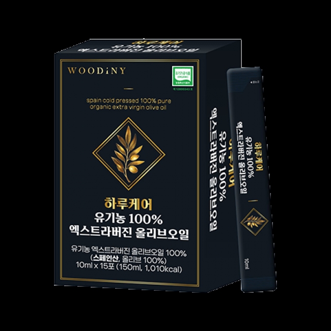 하루케어 유기농 100% 엑스트라버진 올리브 오일 15포