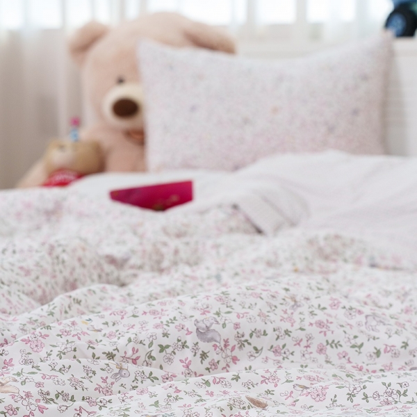 ★주말특가★ 심플 모달+알러지케어 잔잔한 숲 속 패턴 미로 사계절 차렵이불 이불+베개커버+패드 침구 세트