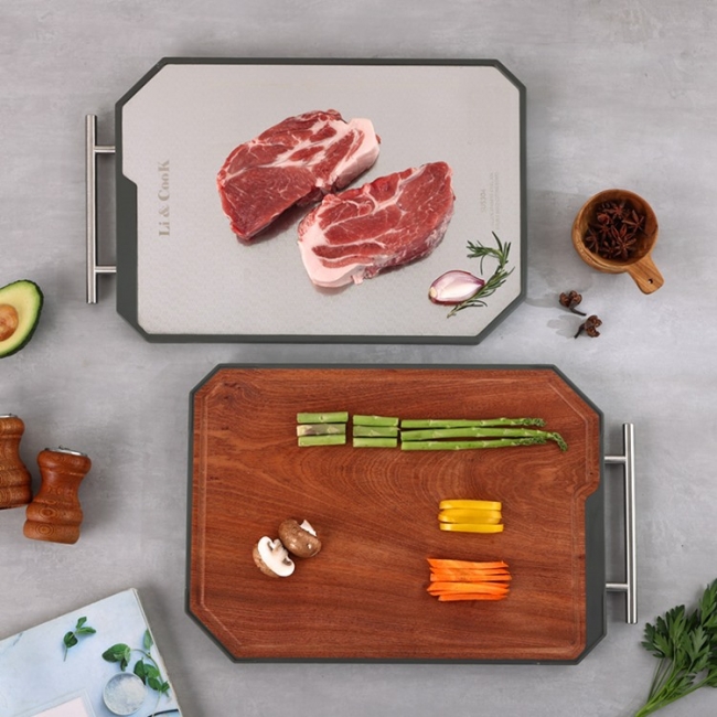 [네오맥스]네오클래식 스탠앤우드 커팅보드 양면도마