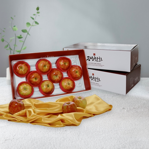 [오커브팜] 금상첨화 사과 선물세트 2.5kg 선물용