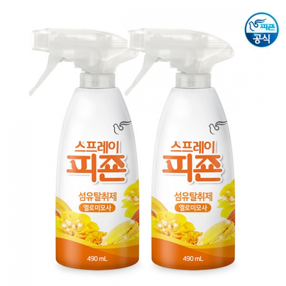 스프레이피죤 섬유탈취제 옐로미모사 490mlx2
