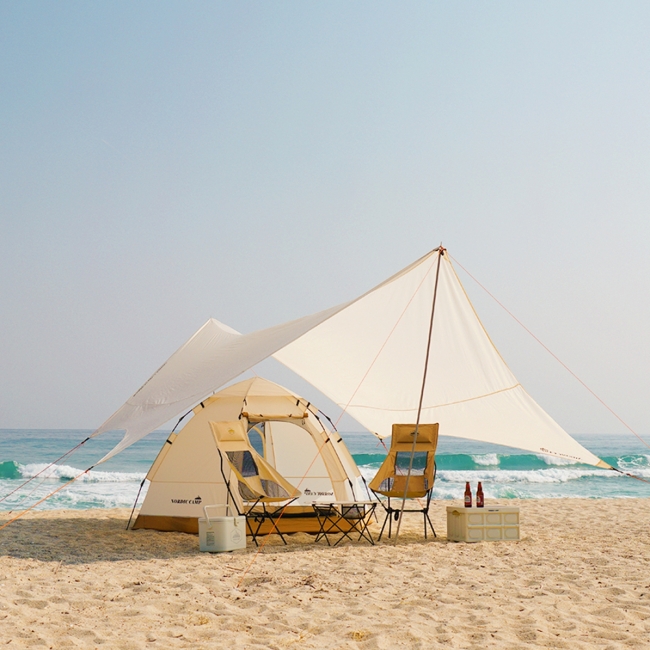 [노르딕 캠프] 펜타곤 원터치 텐트 (3~4인용) NOR-OT01