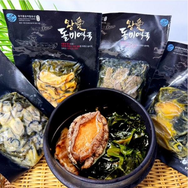 [왕애]돌미역국(홍합+전복) 270gX각 1/2팩