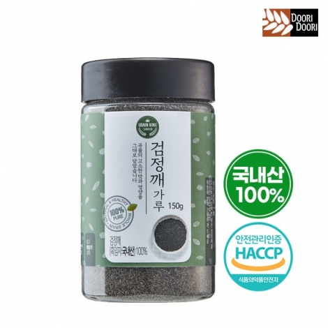 [두리두리]국내산100% 볶은 검정깨가루 150g