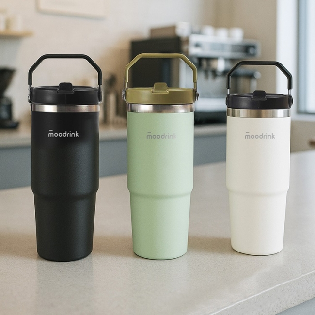 [무드링크]스윙핸들 이중진공 텀블러 600ml/900ml