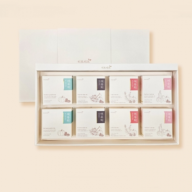 [티트리트]여우티 호박팥차 티백 4종 24티백 + 쇼핑백 (올리브영 히트상품)