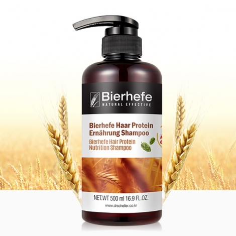 비어헤페 맥주효모 헤어단백질 뉴트리션 샴푸 500ml