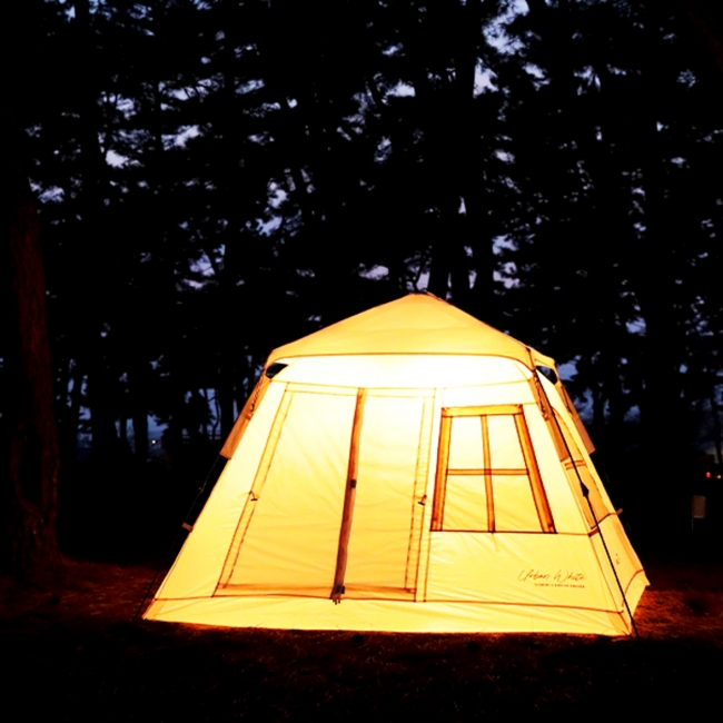 [노르딕 캠프] 어반 화이트 원터치 텐트 (3~4인용) NOR-UW01