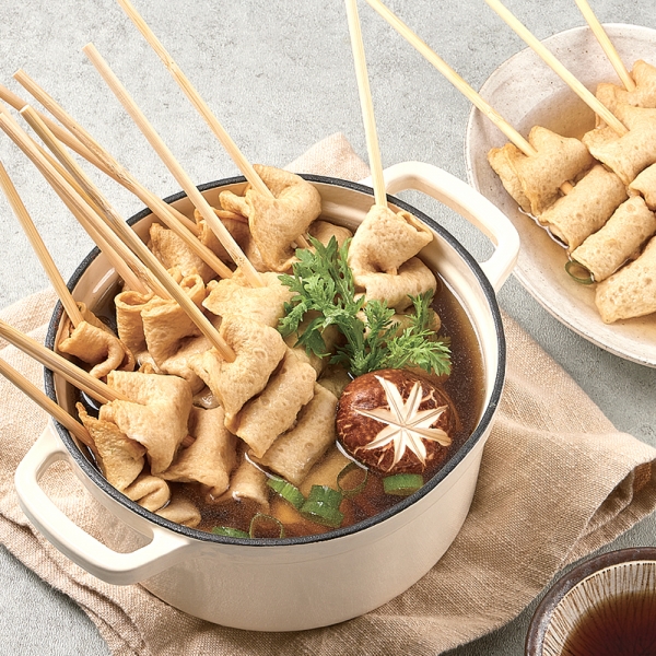 간편한끼 어육 함량 80% 소소미 꼬치어묵 10개입+장국증정