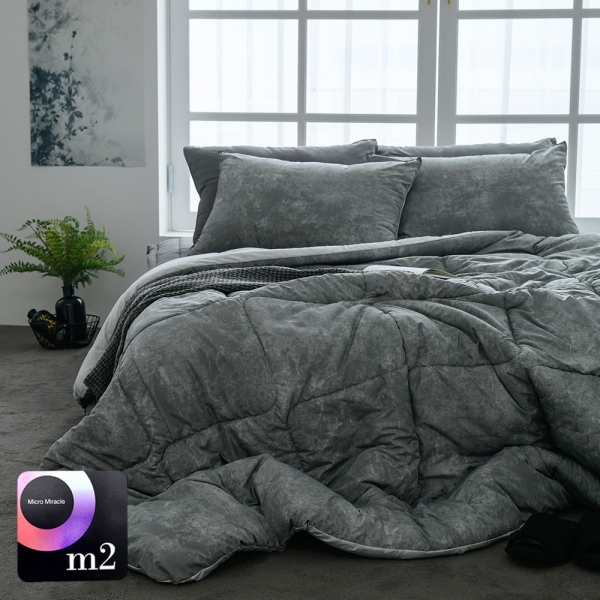 ★주말특가★ 심플 프리미엄 알러지케어 M2 고급스러운 마블 패턴 사계절 차렵이불 이불+베개커버+패드 침구 세트