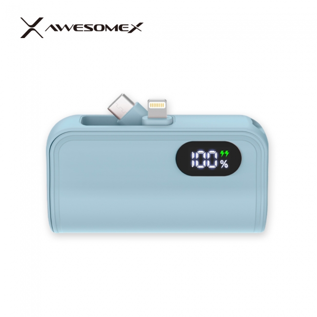 [어썸엑스]듀얼젠더 도킹형 보조배터리 5000mAh