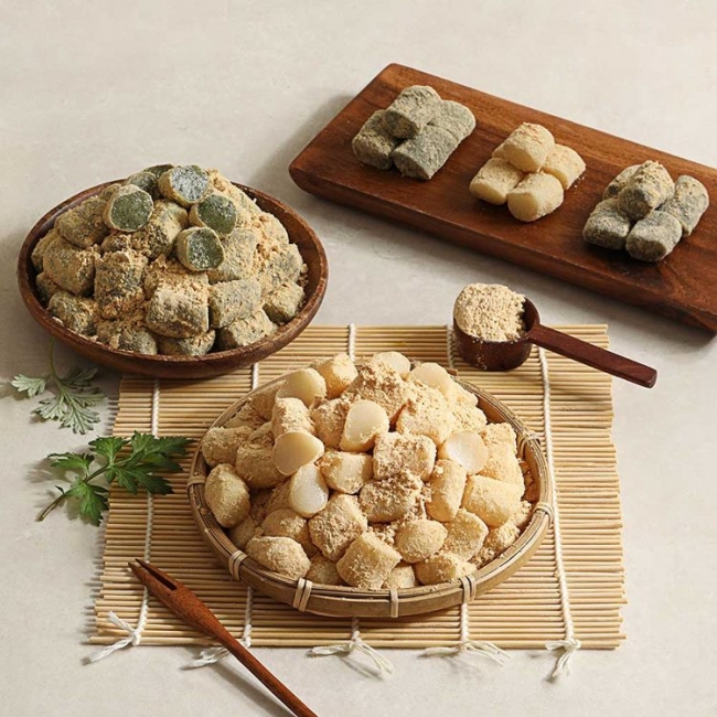 [리타방앗간]콩가루 듬뿍 제주 쑥 인절미 1kg