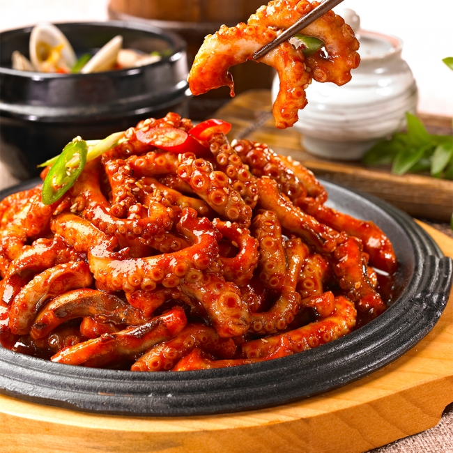 [임꺽정]낙지볶음 350gx2/3/4팩 외국산