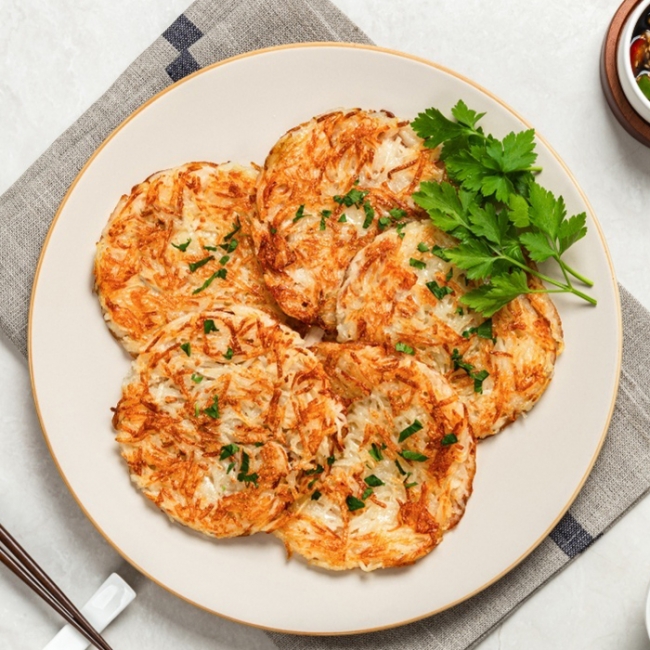 간편한끼 국내산 생감자 감자채전 500g