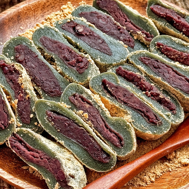 [리만월]제주 해풍 진한 쑥개떡 콩쑥개떡 1박스