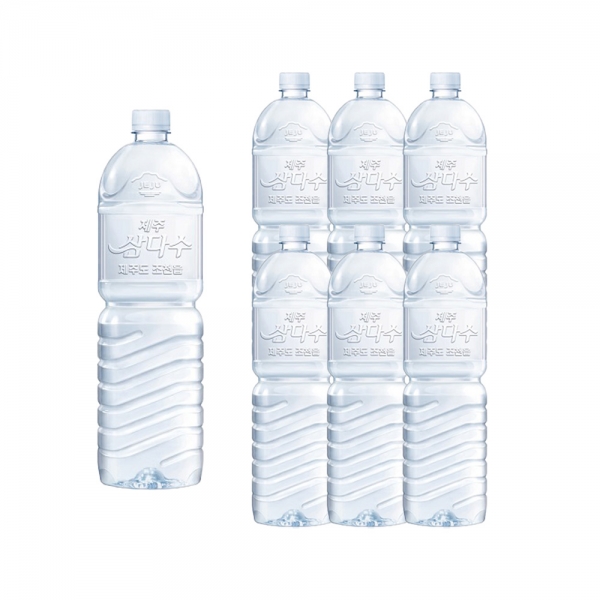 삼다수 무라벨 2L 6개 생수 물 제주 삼다수