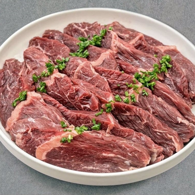 [귀빈정]과일숙성 양념소고기 안창살 토시살 600g