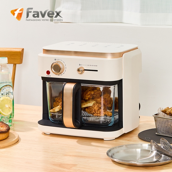[파벡스] 5.5L 글라스 에어프라이어 FX-2514F