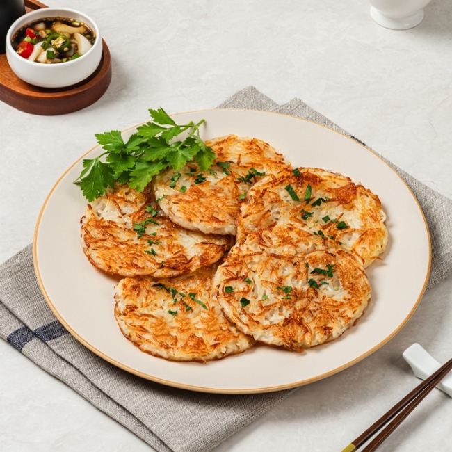 간편한끼 국내산 생감자 감자채전 500g