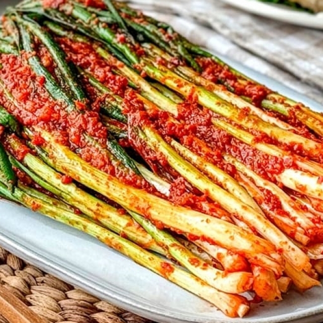 [귀빈정]알싸한 국내산 파김치 500g/1kg