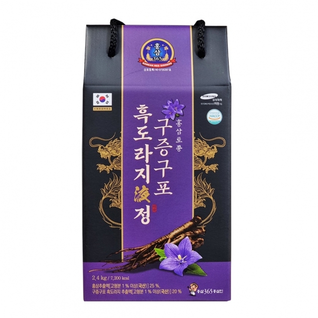 [홍삼인] 구증구포 흑도라지액정 2.4kg