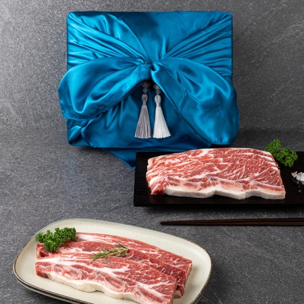 [청년농가]프리미엄 LA꽃갈비 선물세트 2kg/3kg 보자기포장 (6,7,8번 생꽃갈비)