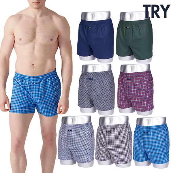 트라이 남성 에어리 코튼컴포트 박서 트렁크팬티 7종