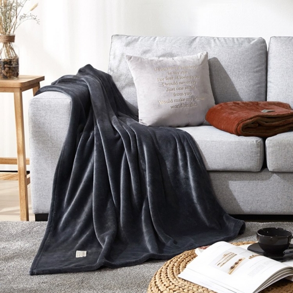 [꿀잠드림]프리미엄 8mm 밍크 극세사 단추 망토담요