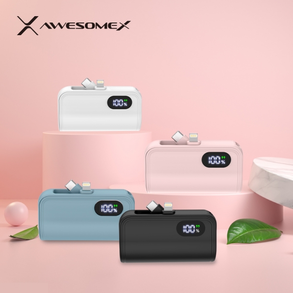 [어썸엑스]듀얼젠더 도킹형 보조배터리 5000mAh