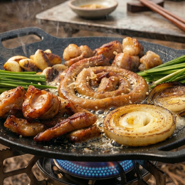 신선도착 소곱창모둠 한판 610g