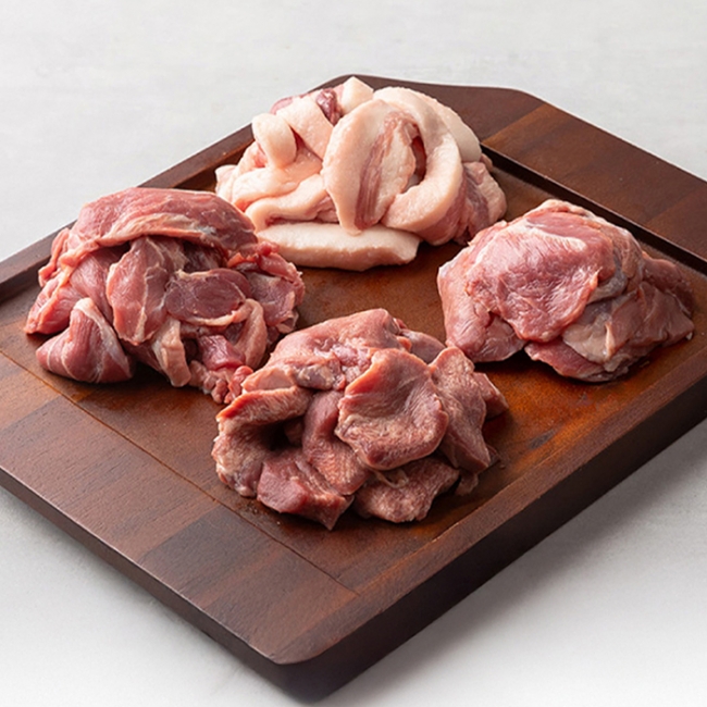 신선도착 당일도축 김해 뒷고기 300g/500g/1kg