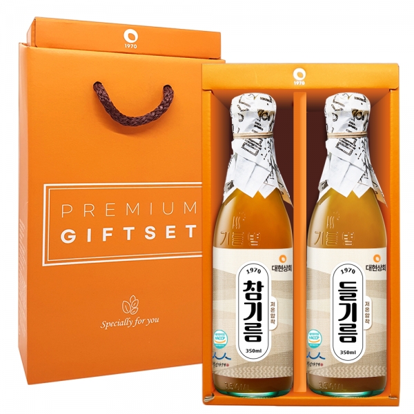 대현상회 저온압착 참기름 들기름 선물세트