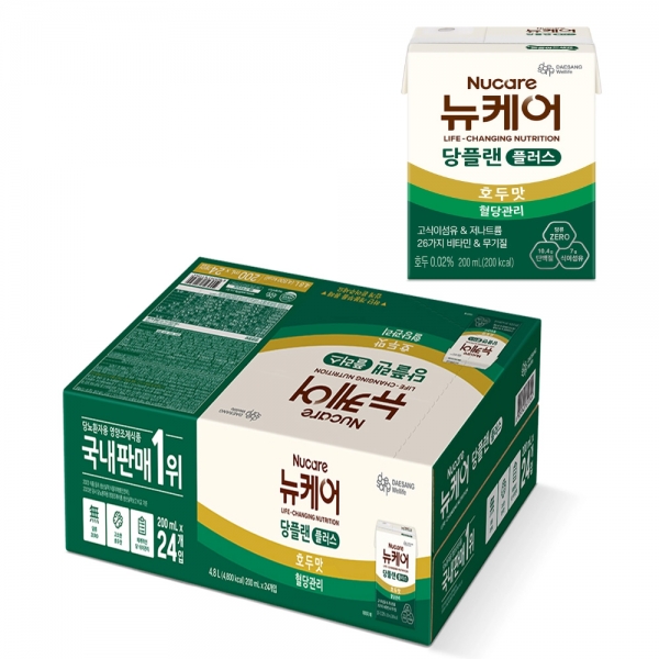 뉴케어 완전 균형영양식 식사대용 구수한맛/검은깨/당플랫 호두맛 200ml x 24개입 환자식 다이어트