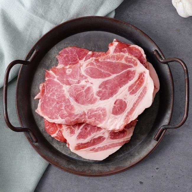 보성녹돈 한돈 돼지고기 목살(구이용)400gx2/3/4