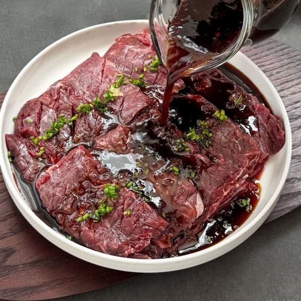 [귀빈정]과일숙성 양념소고기 안창살 토시살 600g