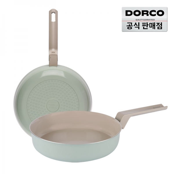 도루코 마린 IH 세라믹 프라이팬+궁중팬 세트