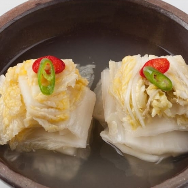 [귀빈정]국내산 일품 백김치1kg/3kg