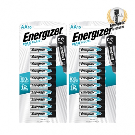 에너자이저 맥스플러스 건전지 AA10입+AAA10입