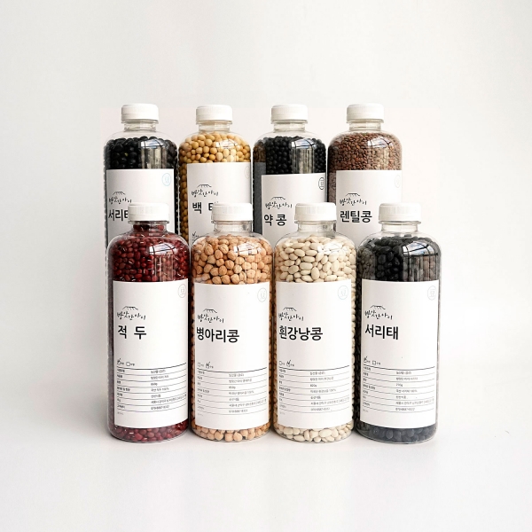 귀리 국산잡곡 현미 렌틸콩 수향미 500ml 1L 찰보리 찹쌀 검은콩 백태 보리 흑미 팥 저속노화