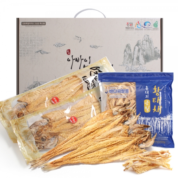용대리 황태포 황태채 통황태 혼합선물세트